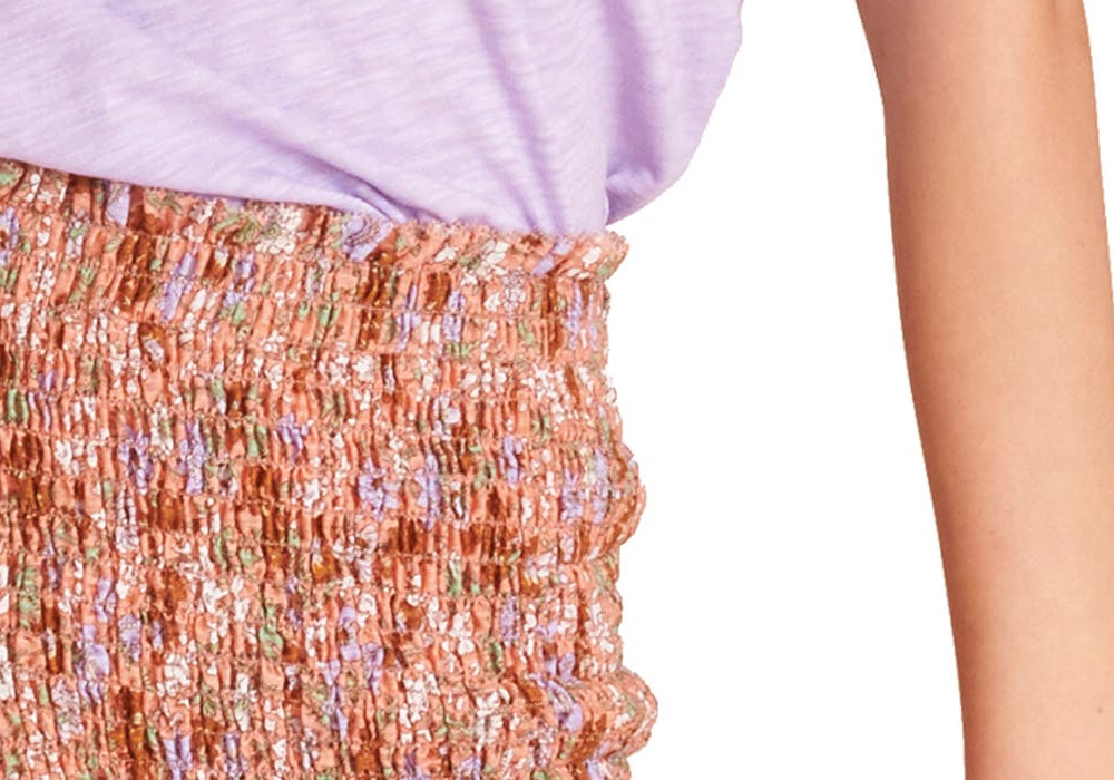 Veronica Beard Size 6 Melodie Miniskirt in Coral Floral Print