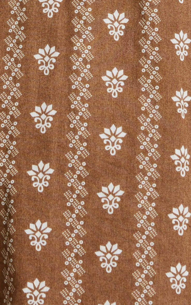 Veronica Beard Espie Floral Long Sleeve Cotton Dress in Hazel Multi Size X-Large