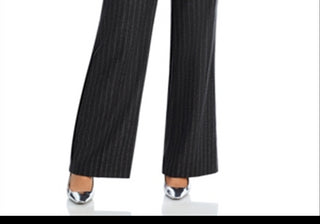 Veronica Beard Women's Pinstriped Pants in Black Size S