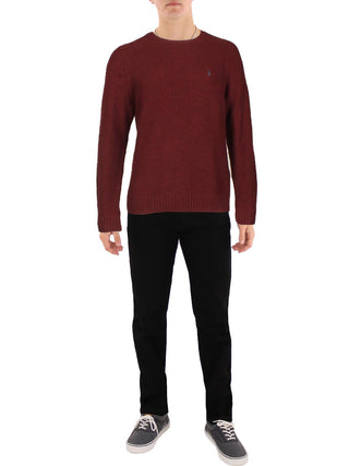 Ralph Lauren Men's Wool Blend Sweater Red Size Large