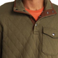 Ralph Lauren Men's Quilted Double Knit Cotton Blend Jacket Green Size XX-Large