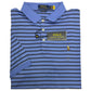 Ralph Lauren Men's Classic Fit Striped Soft Cotton Polo Shirt Blue Size X-Large