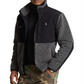 Ralph Lauren Men's Wind Blocking Hybrid Jacket Black Size Large