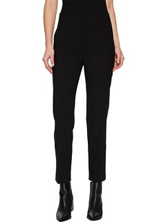 Vince Women's Black Tapered Ankle Trousers - Size 12