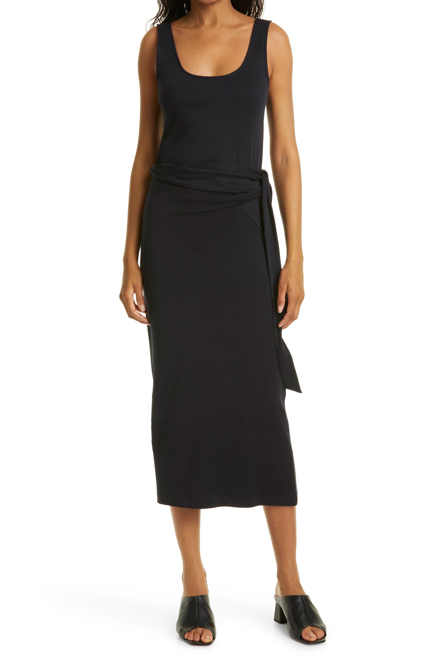 Vince Women's Coastal Pima Cotton Sleeveless Dress Size Small