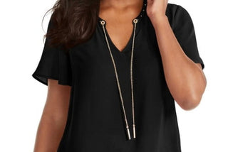 Thalia Sodi Women's Chain-Trim Top Size S