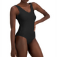 Palette Women's V Neck Bodysuit Black Size Medium
