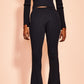 Royalty By Maluma Women's Ribbed Pants Black