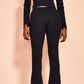 Royalty By Maluma Women's Ribbed Pants Black