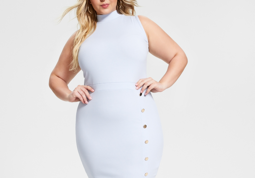 nina-parker-womens-chic-blue-plus-size-ribbed-midi-dress