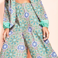 Royalty by Maluma Women's Tie Front Cutout Jumpsuit Green Size 16