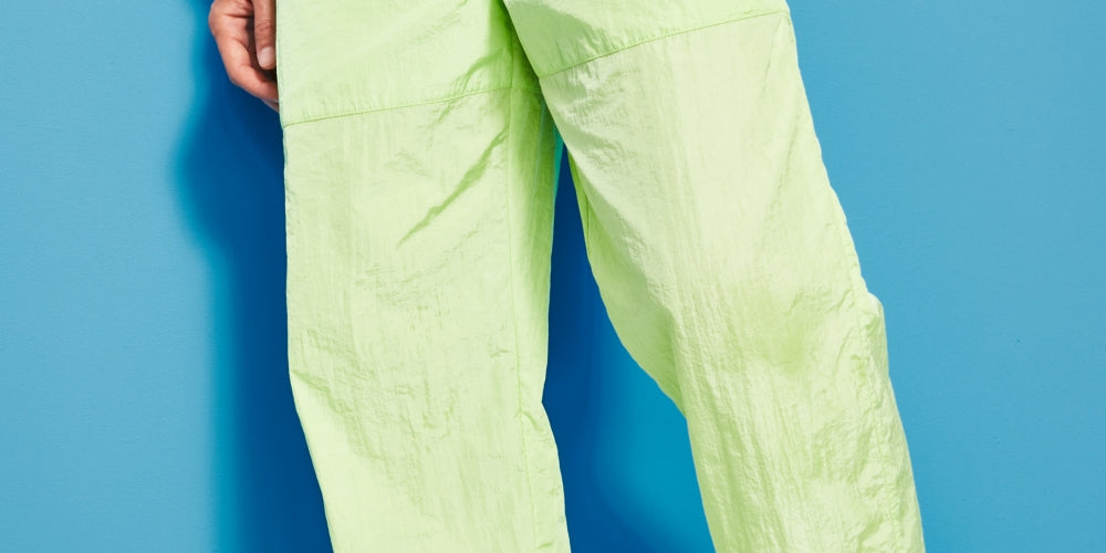 Royalty By Maluma Men's Fitted Solid Utility Joggers Green Size X-Large