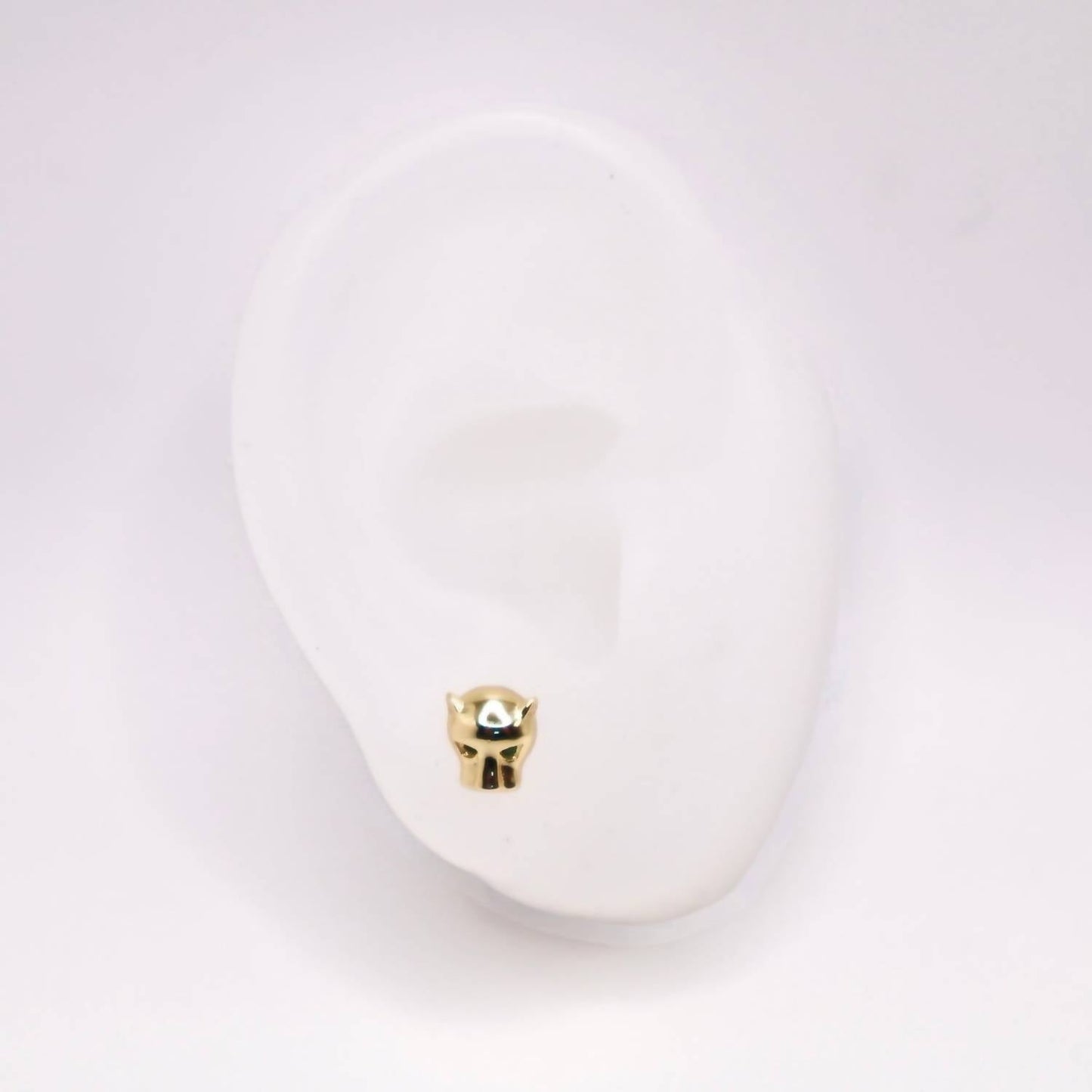 Jagged Halo Jewelry - Women's Maximus Panther Micro Stud Earrings