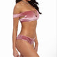 Radio Fiji - Hours Crushed Velvet Mandala Bra Swim Bikini Top