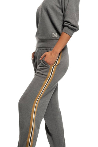 On This Day - Women's Lightweight Sweatpants With Side Tape Detail