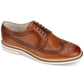 Kenneth Cole Reaction Men's Vertical Lace Up Casual Brown Size 8.5 M