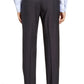 Men's Zanella Devon Flat Front Dot Wool Trousers, Size 34 - Blue