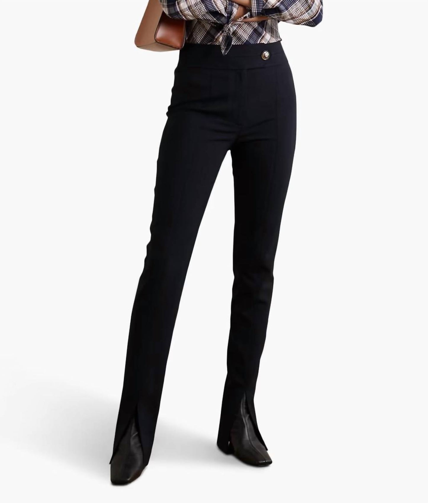 Veronica Beard - JESSAMY TWILL SLIM-LEG PANTS