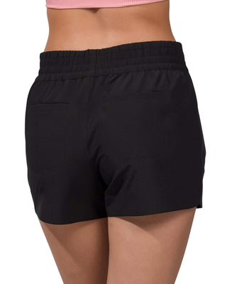 90 Degree Women's Black Woven Shorts Size Large