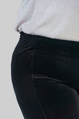 Lysse - Velvet Wide Leg Pants - Plus
