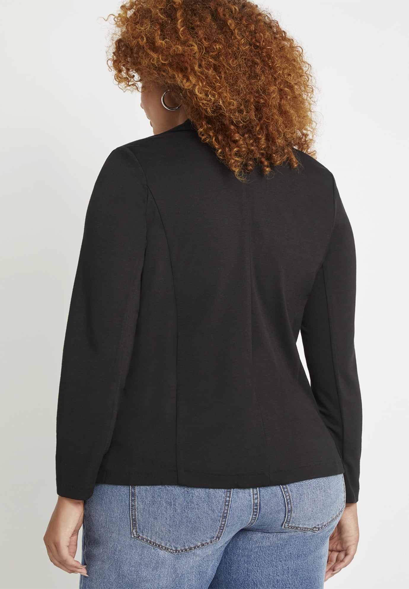 Eloquii Women's Plus Size Ali Blazer in Black - Size 18W