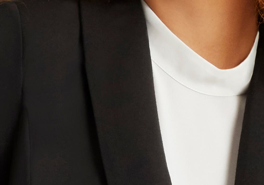 Eloquii Women's Plus Size Ali Blazer in Black - Size 18W