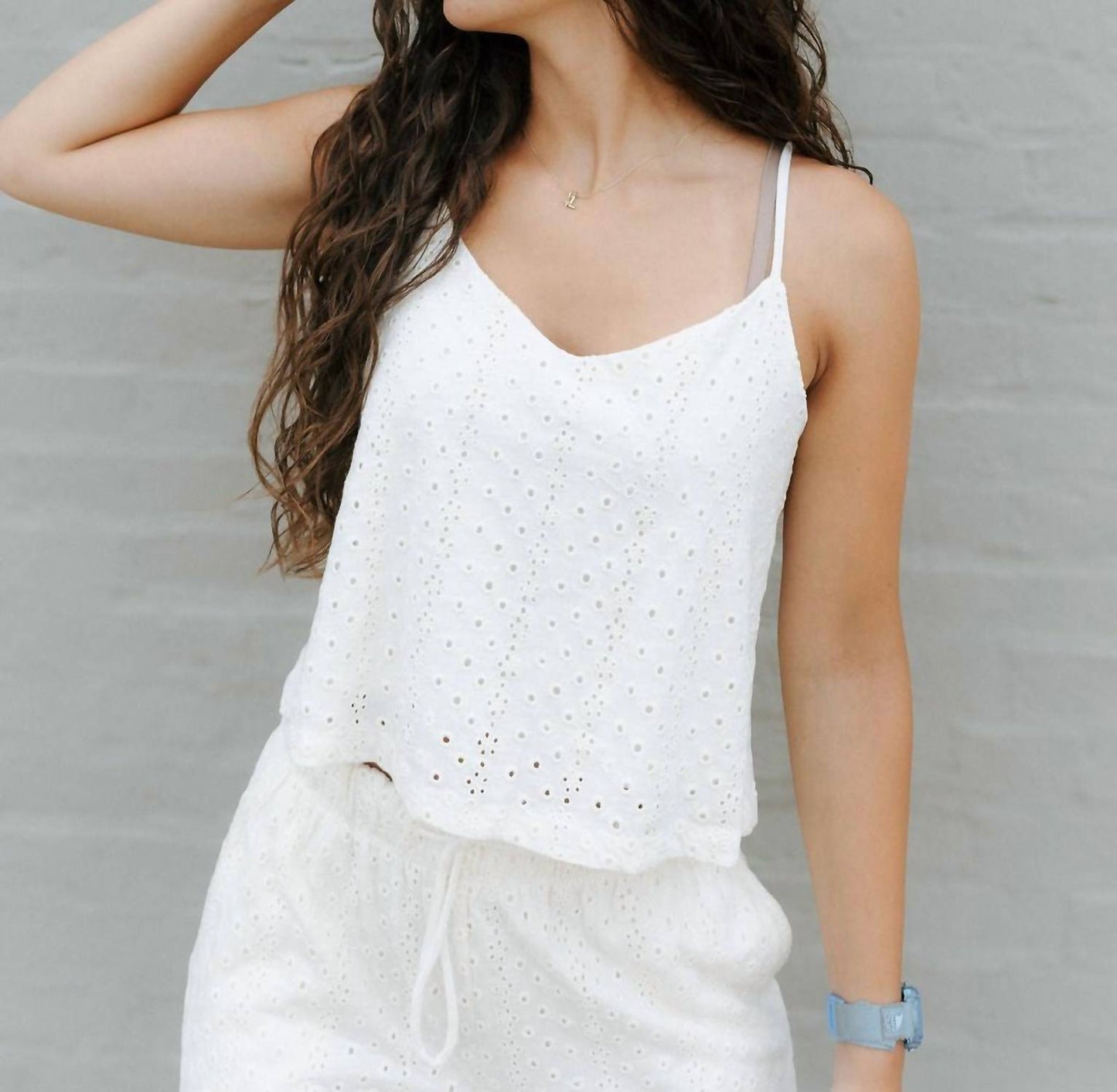Z Supply - Sylvie Knit Eyelet Tank Top