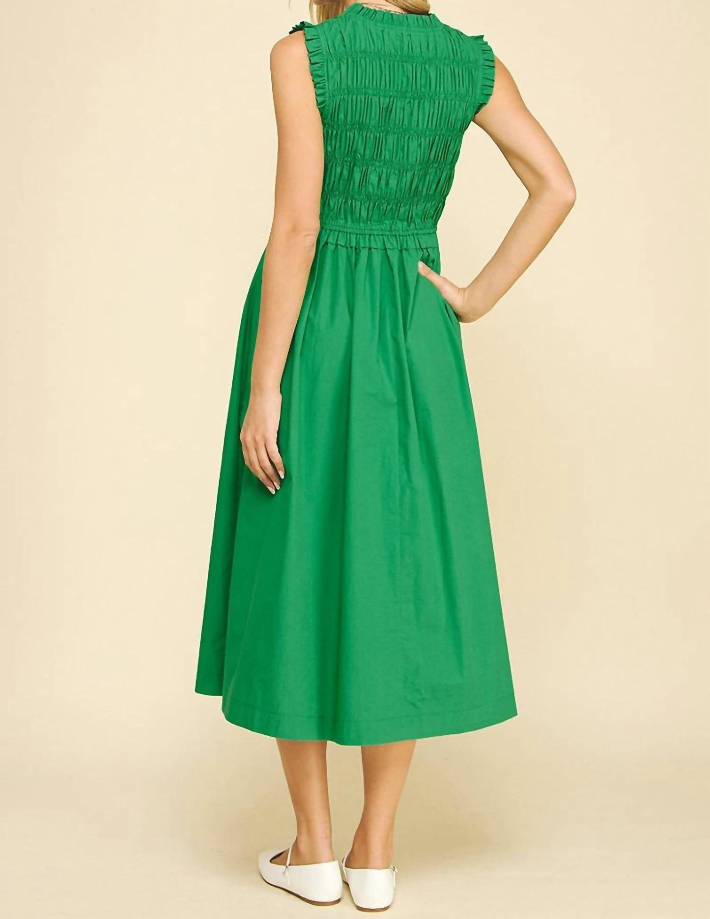 Pinch - Valeria Ruched Bow Midi Dress