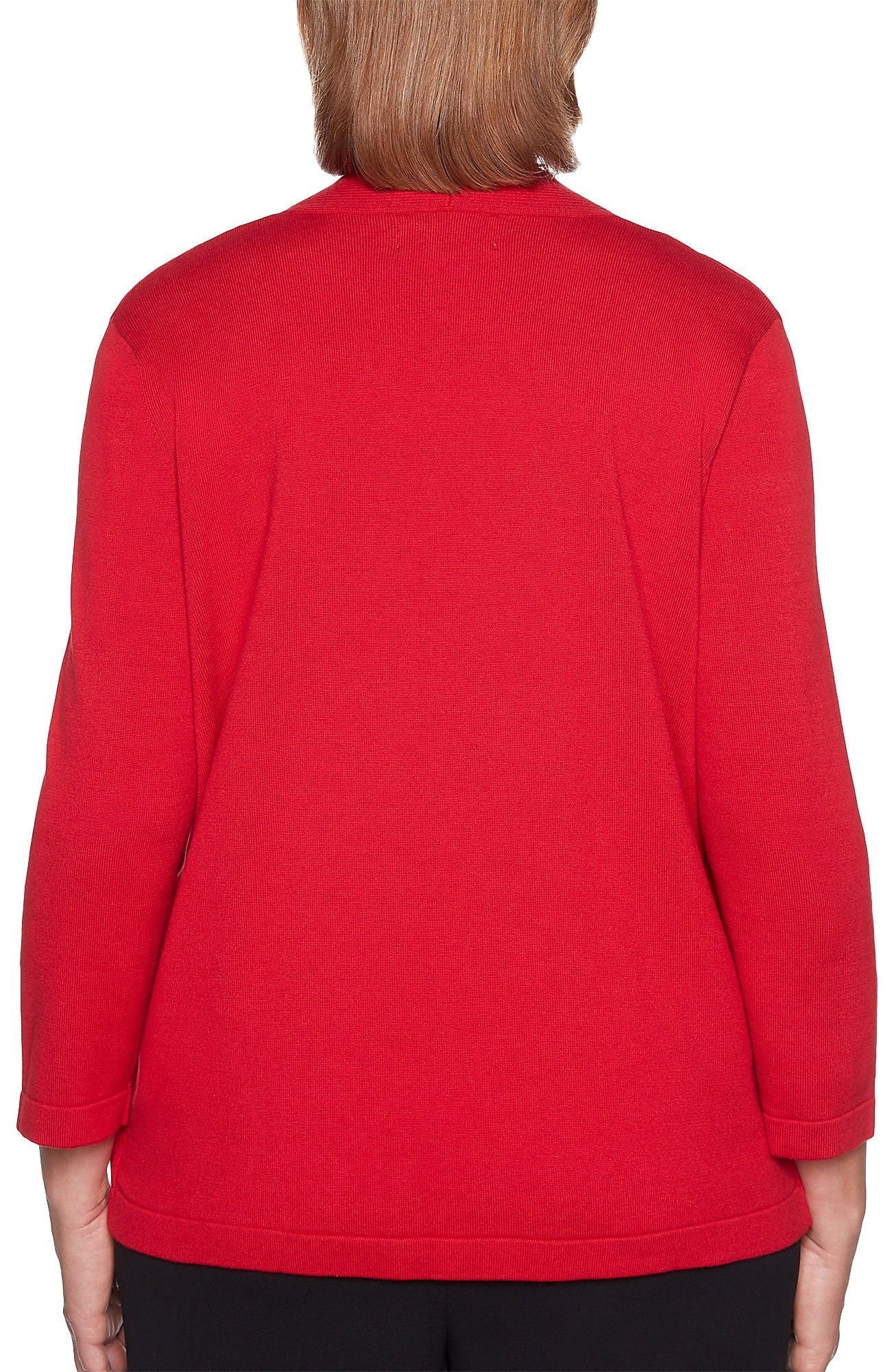 Alfred Dunner Women's Petite Sutton Place Layered-Look Top Size PXL