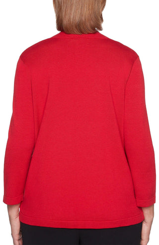 Alfred Dunner Women's Petite Sutton Place Layered-Look Top Size PXL