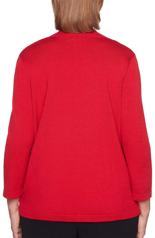 Alfred Dunner Women's Petite Sutton Place Layered-Look Top Size PXL