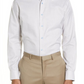 David Donahue Trim Fit Plaid Dress Shirt In White/Dune Size 15.5 - 34