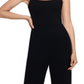 XSCAPE Women's Double Strap Wide Leg Jumpsuit Black Size 10