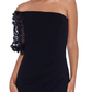 XSCAPE Women's One Shoulder Scuba Crepe Trumpet Gown Black Size 10