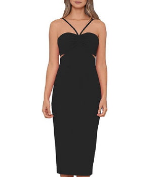 XSCAPE Women's Cutout Bodycon Dress Black Size 6