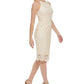 Eliza J Women's Lace Halter Dress White Size 6Petite