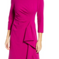 Eliza J Pink Ruffle Cocktail Dress, Size 6