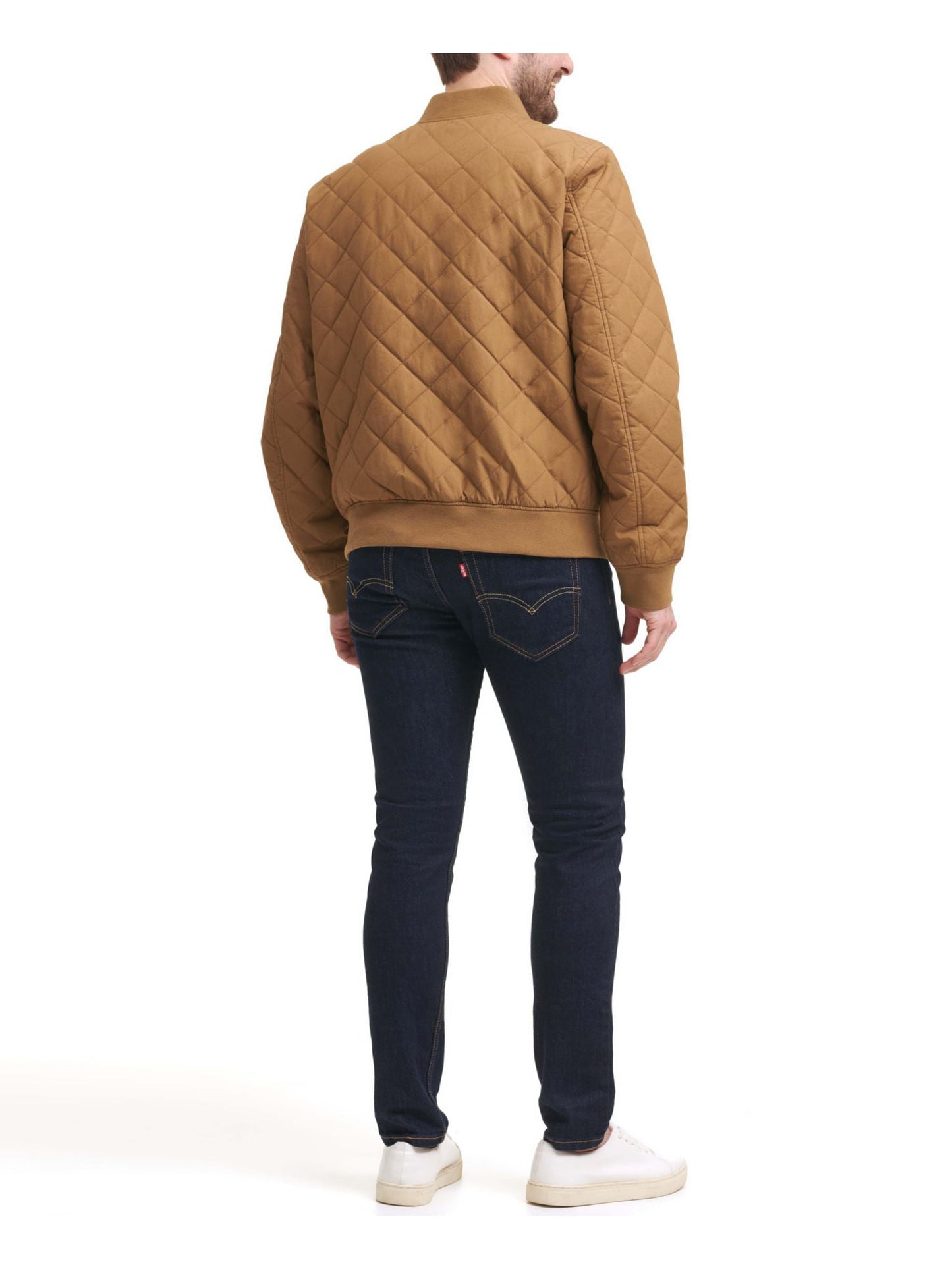 Levi's Men's Bomber Jacket Brown Size Large