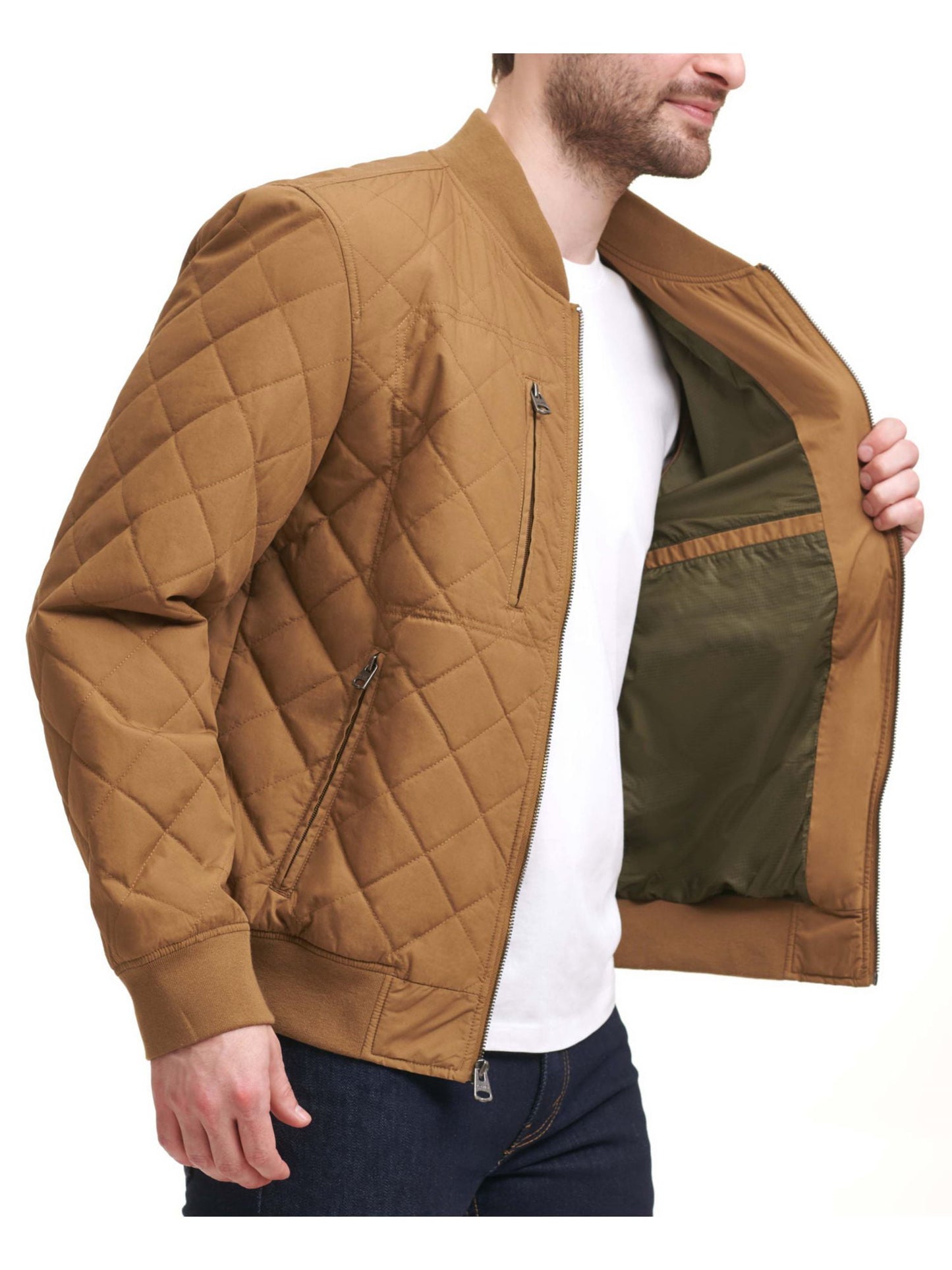 Levi's Men's Bomber Jacket Brown Size Large