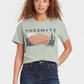 Women's Yosemite Short Sleeve Graphic T-Shirt Green Size XXL