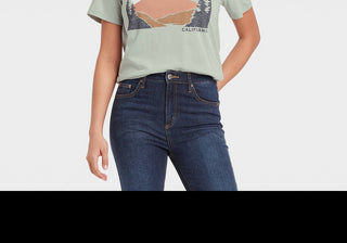 Women's Yosemite Short Sleeve Graphic T-Shirt Green Size XXL