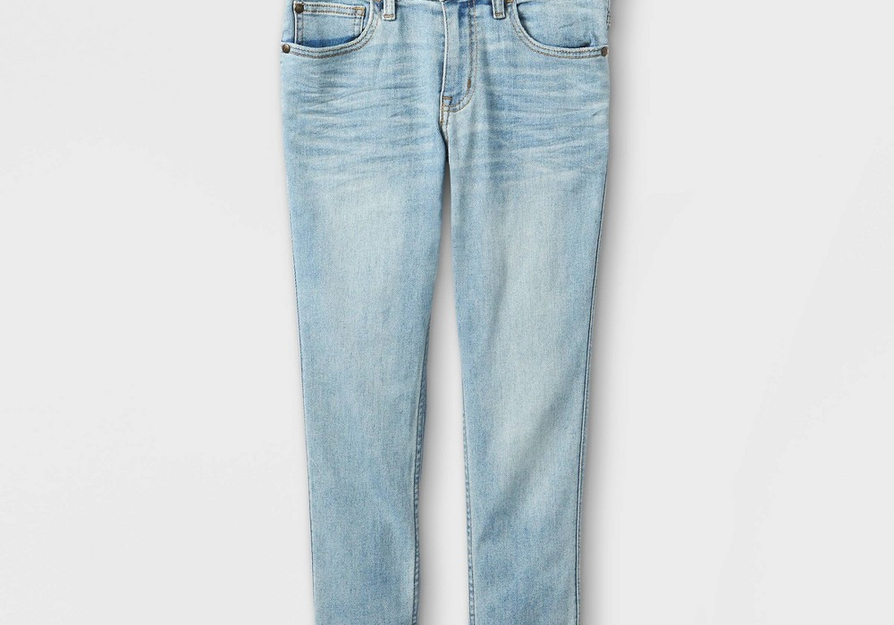 art class™ Boys' Super Stretch Super Skinny Fit Jeans Light Blue Size 12