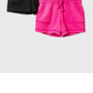 Toddler Girls' 2pk Adaptive Knit Shorts Cat & Jack Black and Pink Size 3T