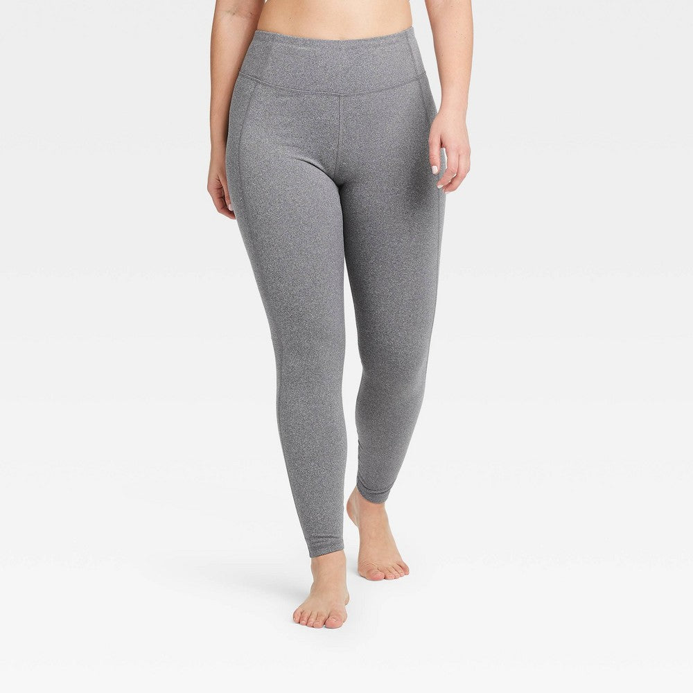 All in Motion Simplicity Mid-Rise Leggings 27 Charcoal Size M