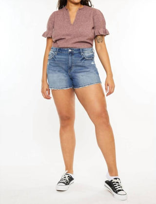 Kancan - High Rise Mom Shorts