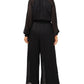 MSK Women's Smocked Waist Jumpsuit Black Size 2X