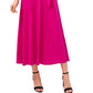 MSK Women's V Neck Midi Dress Pink Size X-Large