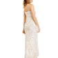 Jump Apparel Women's Glitter Gown White Size 3