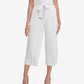Tommy Hilfiger Women's Belted Cropped Jumpsuit White Size 16