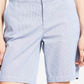 Tommy Hilfiger Women's Th Flex 9 Inch Hollywood Chino Shorts Blue Size 10